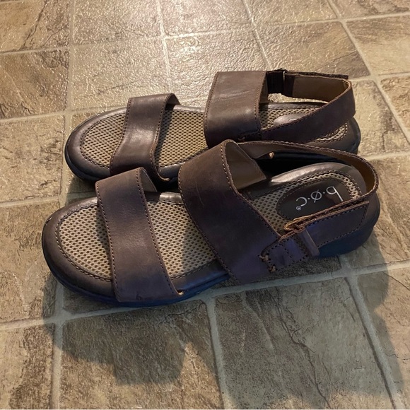 boc‎ Brown Comfort Sandals with Adjustable Straps Womens Size 6 - Picture 4 of 9